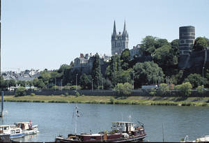 Vue générale sur la ville d'Angers © Ville d'Angers - Cliché Stéphanie Vitard.