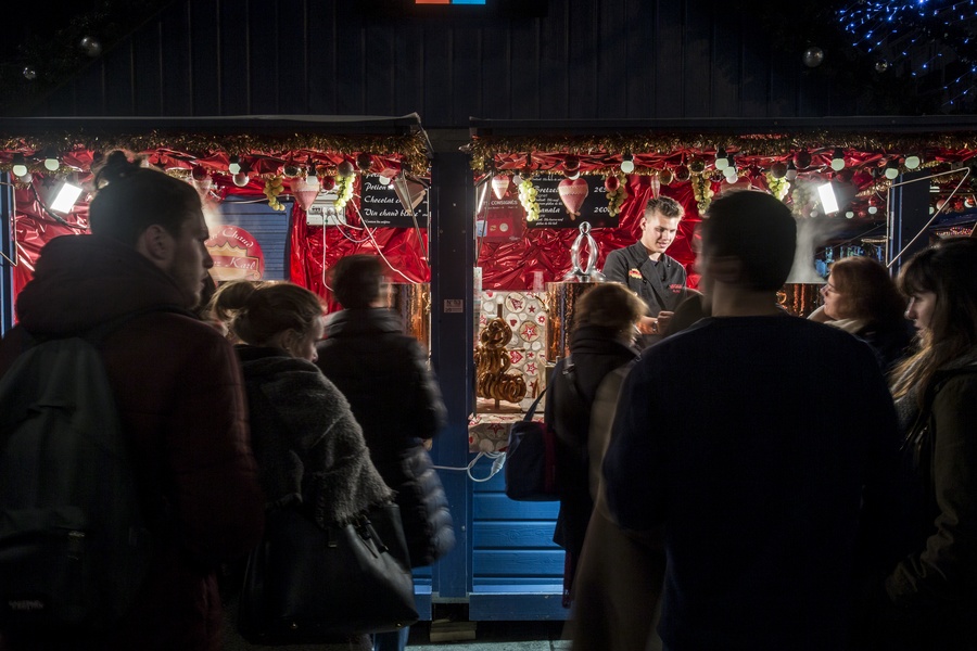 chalet du marché de Noël