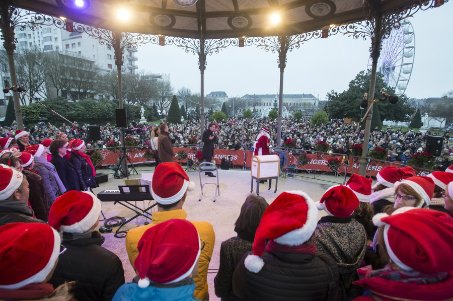 Remise des clés au père Noël