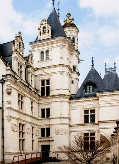Vue de la façade de l'hôtel de Pincé