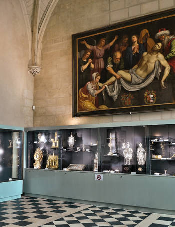 Photo de l'exposition du trésor de la cathédrale.