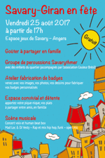 Illustration Savary-Giran en fête Image Savary-Giran en fête