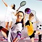 Illustration Les femmes sur tous les terrains de sport Image Les femmes sur tous les terrains de sport