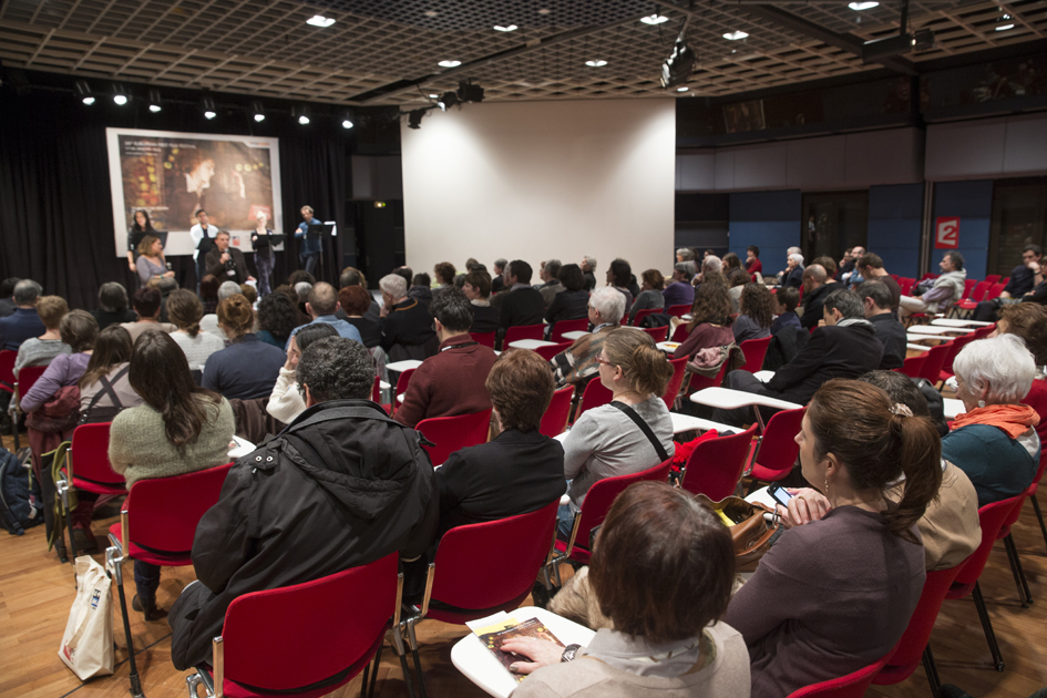 Premiers Plans 2014, lecture de scénario au centre de congrès