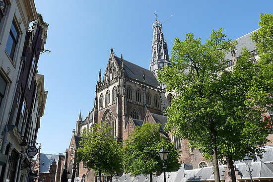 Vue d&quot;Haarlem, ville jumelle d&#039;Angers aux Pays Bas