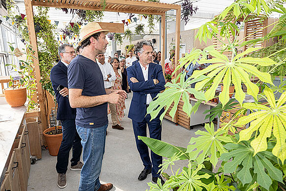 Inauguration de l'immeuble Climax &agrave; Angers.