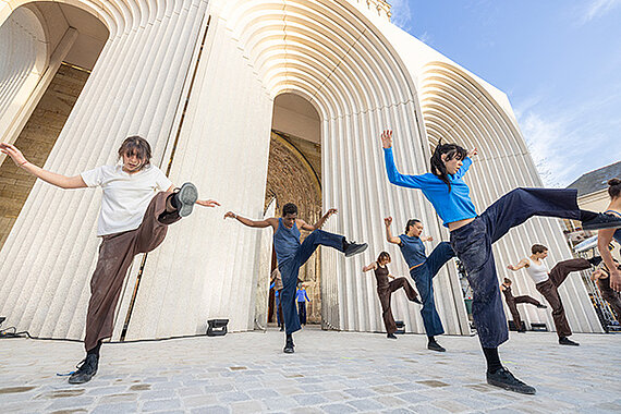 Inauguration de la cath&eacute;drale Saint-Maurice &agrave; Angers.
