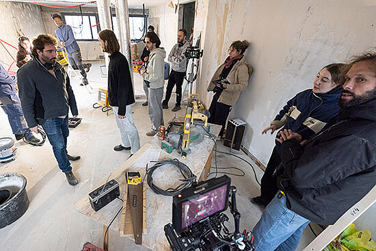 Tournage du court-m&eacute;trage "Le Go&ucirc;t du sang" &agrave; Angers.