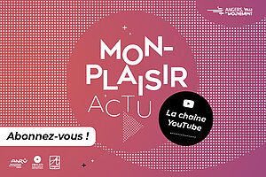 visuel de la communication autour de Monplaisir Actu, la cha&icirc;ne YouTube