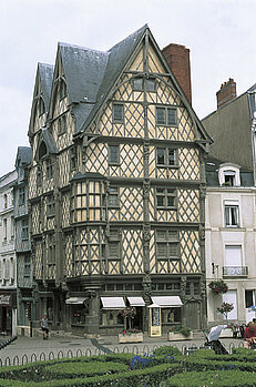 Vista de la casa de Adán © Municipalidad de Angers. Imagen de Jean-Noël Sortant
