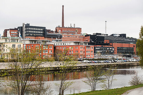 Vue de S&ouml;dertalje, ville jumelle d&#039;Angers