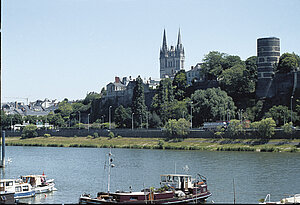 Vue générale sur la ville d'Angers © Ville d'Angers - Cliché Stéphanie Vitard.