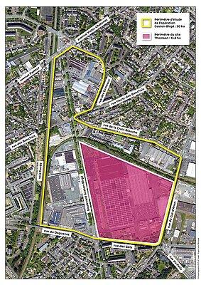 plan du secteur