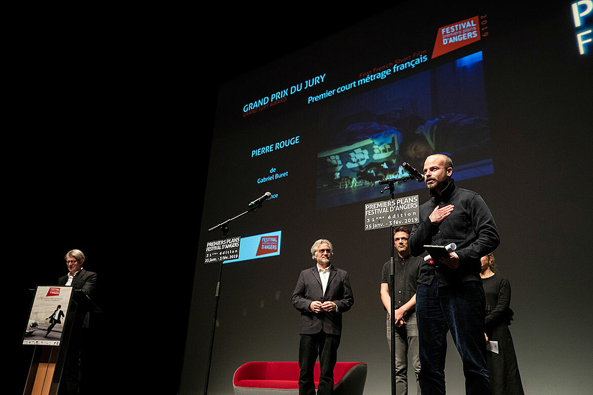 Grand prix du jury, courts-métrages français: Pierre rouge, de Gabriel Buret.