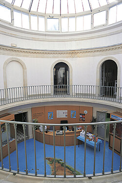 Cour circulaire int&eacute;rieure &copy; Ville d&rsquo;Angers. Clich&eacute; Marc Chevalier.