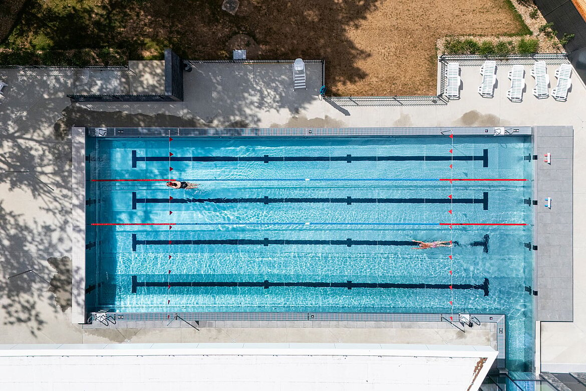 photo de la piscine de belle-beille