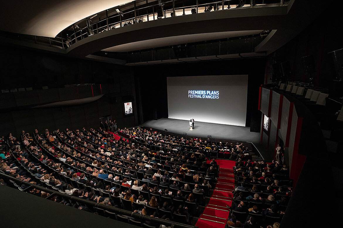 Ouverture de la 31e édition du festival Premiers Plans, dans la salle 900 du Quai.