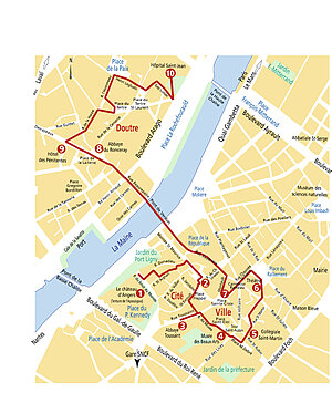 Circuit : la Cit&eacute;, la Ville et la Doutre &copy; PARAGRAPHE Imageurs.