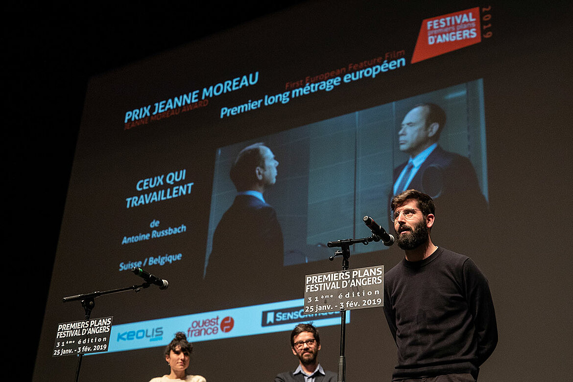 Prix du public Jeanne Moreau, longs-m&eacute;trages europ&eacute;ens: Ceux qui travaillent, d&#039;Antoine Russbach.