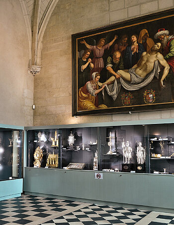 Photo de l'exposition du trésor de la cathédrale.