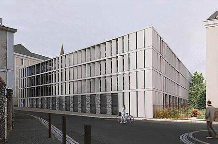 Photo du futur parking place de l'Académie.
