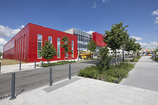 Photo de la nouvelle maison de quartier des Hauts-de-Saint-Aubin.