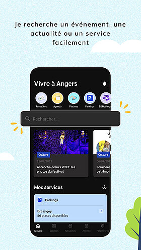 Je recherche un événement, une actualité ou un service facilement