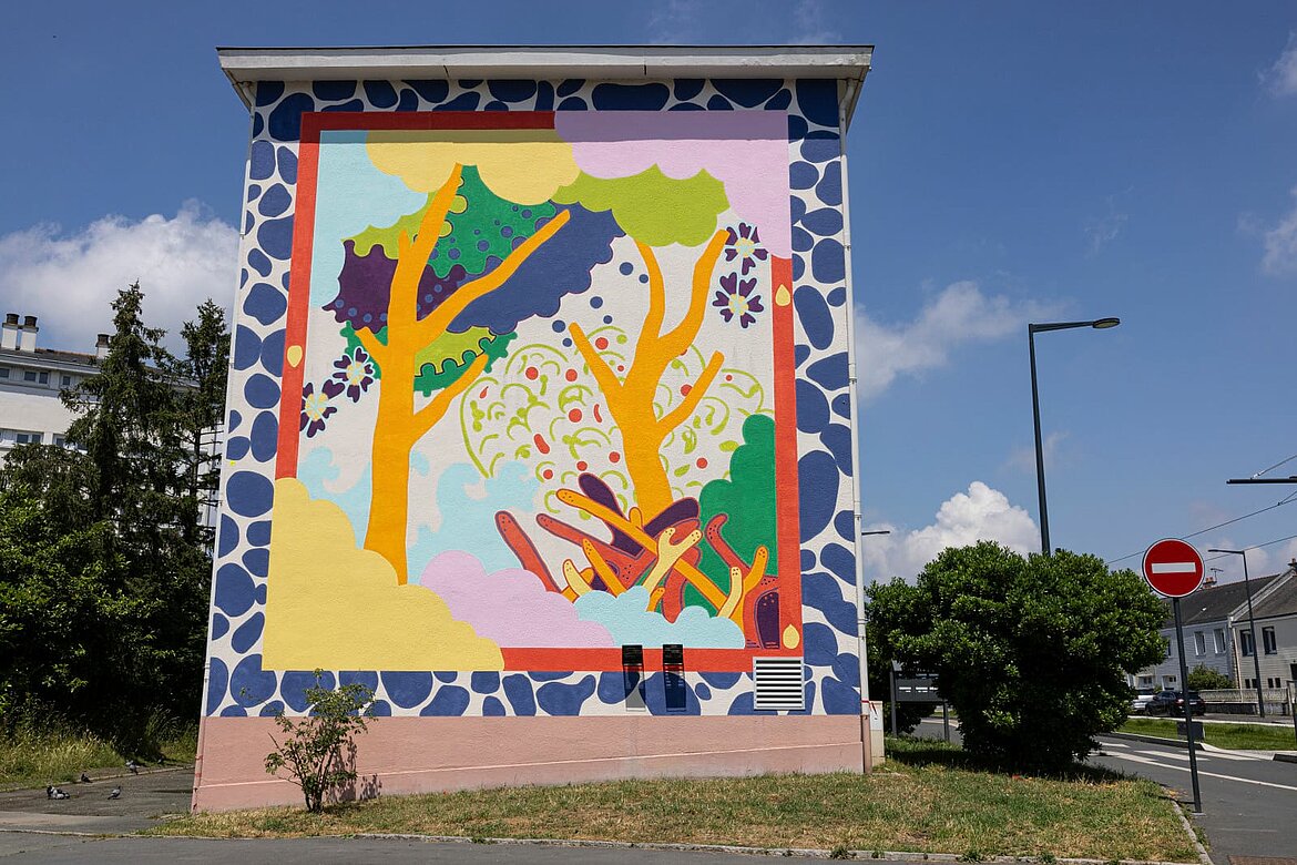 Réalisation d'Amélie Asturias dans le cadre d'Echappées d'Art.