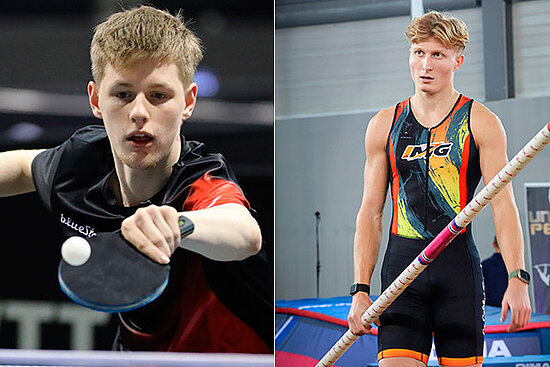 Portraits de Nathan Pilard et Tristan Desprès.