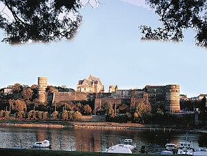 Castillo de Angers: vista general que da al r&iacute;o Maine &copy; Imagen Bernard Renoux - C.M.N. Paris