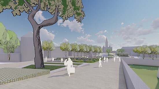 Le prolongement de la promenade du bout du monde - &copy;Atelier Jacqueline Osty &amp; Associ&eacute;s