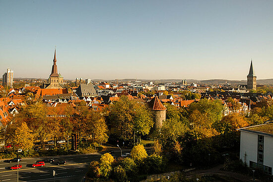 Vue d&#039;Osnabr&uuml;ck, ville jumelle d&#039;Angers