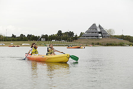 photo d&#039;un kayak sur le lac de maine