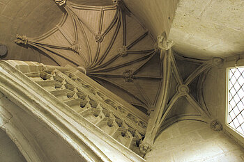 Barrault mansion, detail of the staircase.