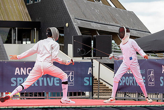 Animation sportive lors de Tout Angers Bouge