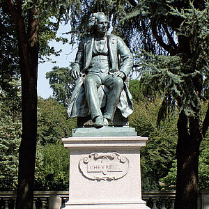 Photo du monument à Michel-Eugène Chevreul.