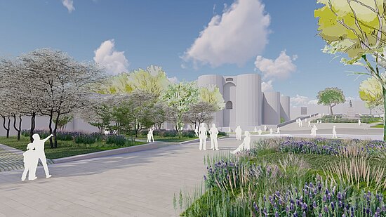 La place de l&#039;Acad&eacute;mie demain - &copy;Atelier Jacqueline Osty &amp; Associ&eacute;s