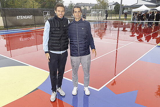 Photo de Nicolas Mahut et Pierre-Hugues Herbert.