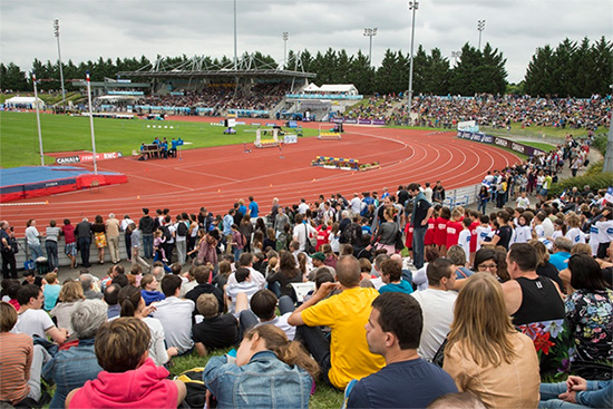 Photo du stade du Lac de Maine.