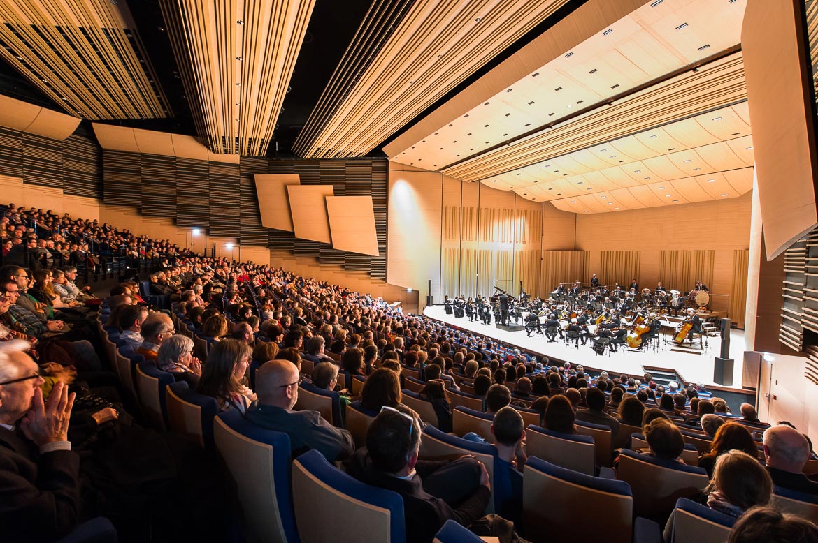 Concert gratuit de l'ONPL, pour l'inauguration de l'auditorium entièrement réaménagé.