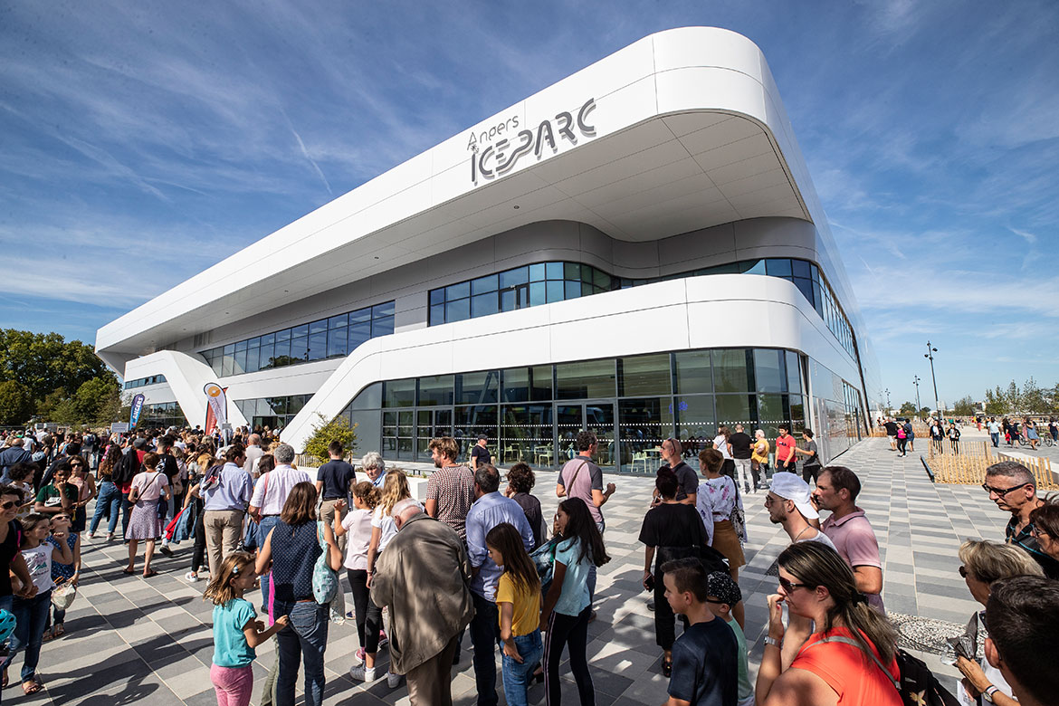 Les Angevins se sont d&eacute;plac&eacute;s nombreux pour le week-end inaugural de la nouvelle patinoire, les 14 et 15 septembre 2019.