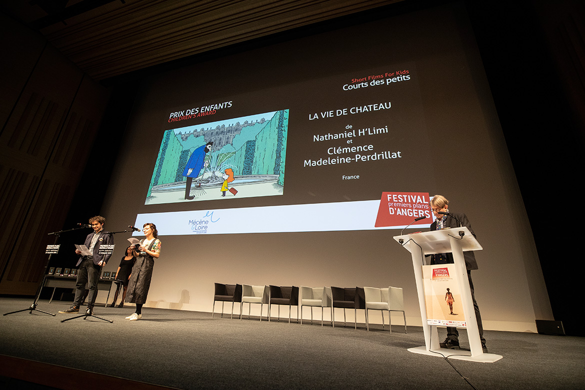 Prix des enfants - courts des petits: "La Vie de château", de Nathaniel H'Limi et Clémence Madeleine-Perdrillat.