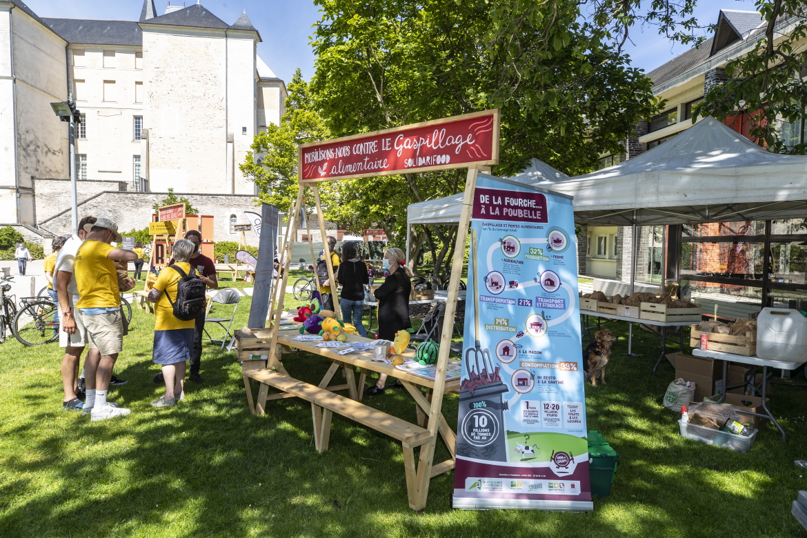Photos des actions organisées au jardin du musée des Beaux-arts.