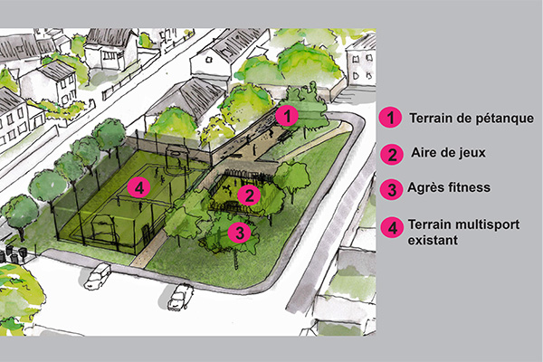 Un nouveau square de proximité, Silvia Monfort