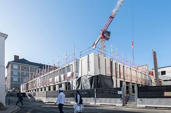 photo du parking du château