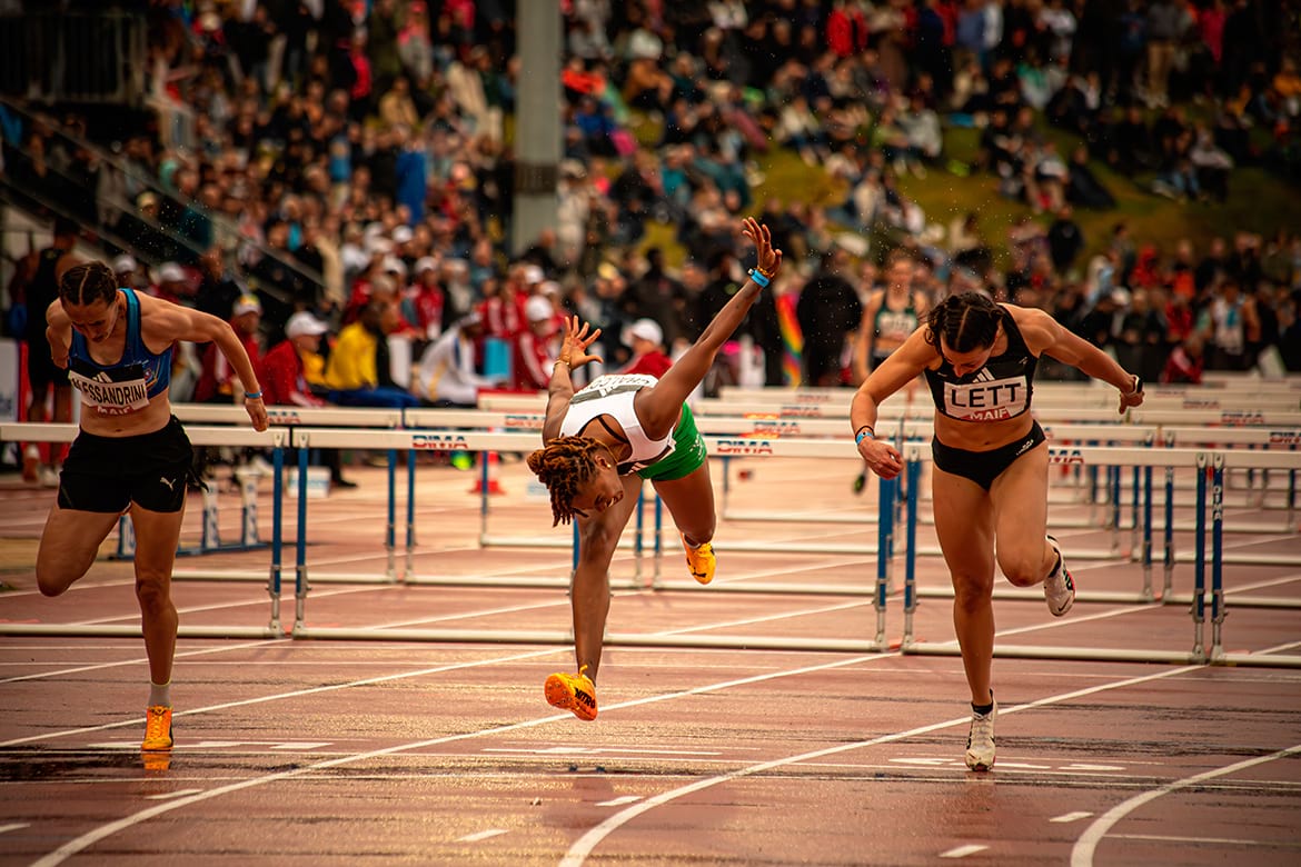 Championnats de France d'athlétisme 2024, au stade du Lac-de-Maine.