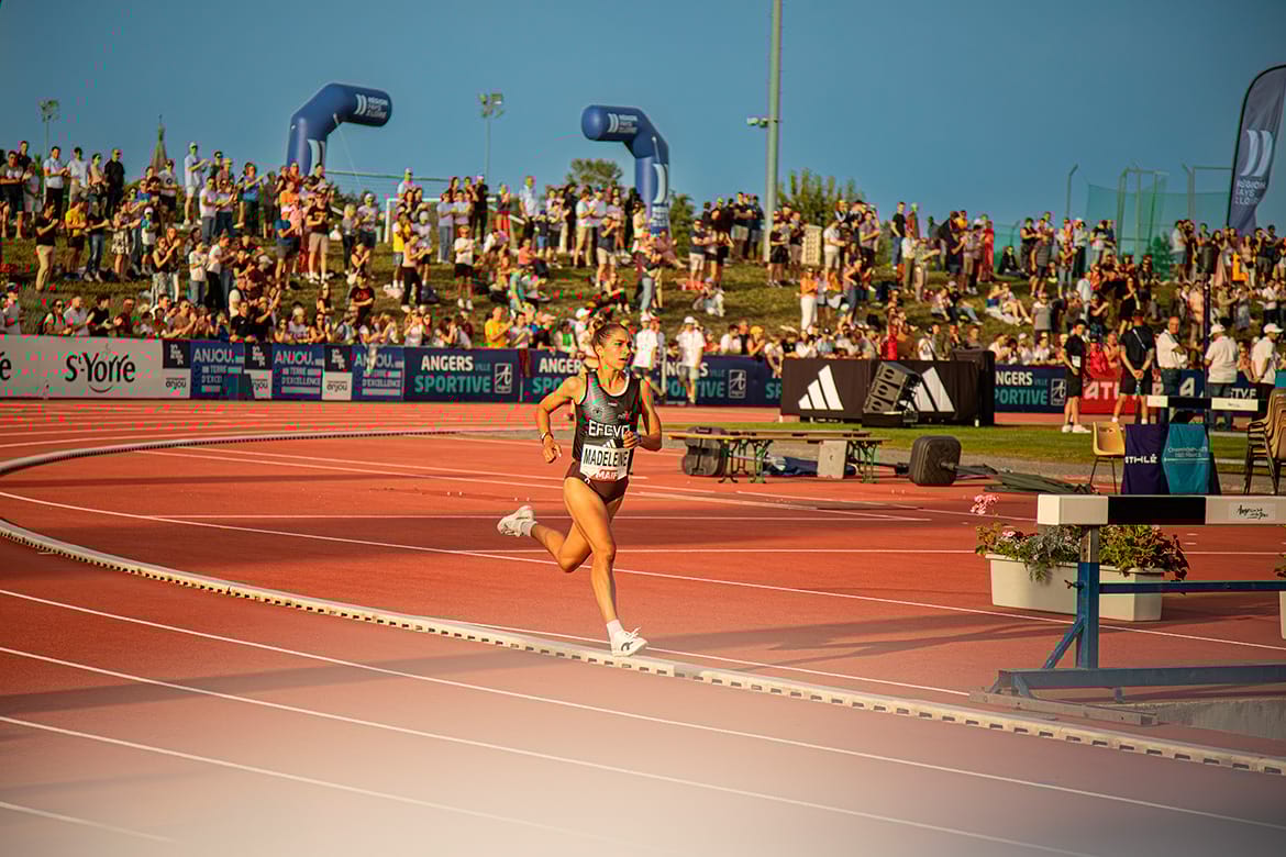 Championnats de France d'athlétisme 2024, au stade du Lac-de-Maine.