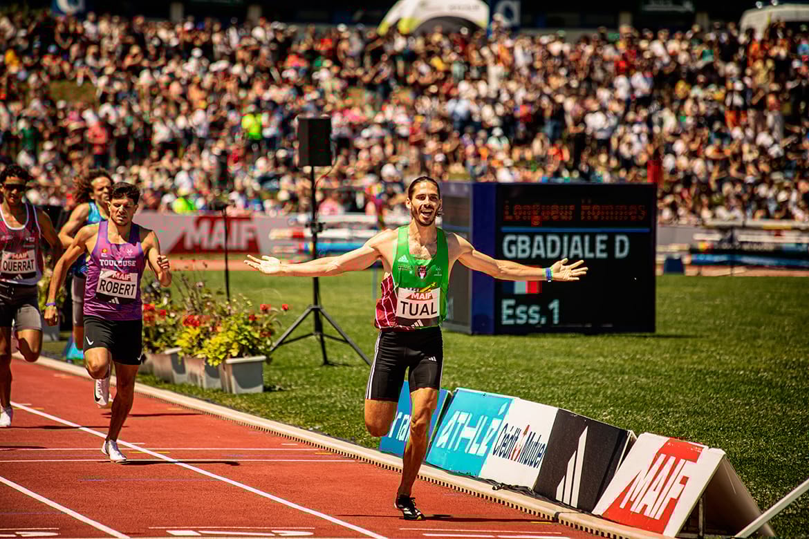Championnats de France d'athlétisme 2024, au stade du Lac-de-Maine.