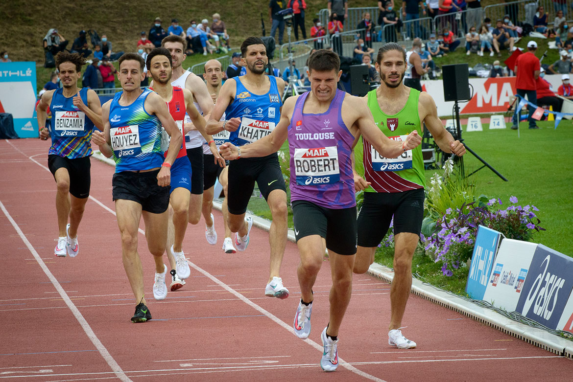 Photo de la finale du 800m