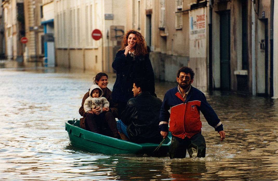 La crue de 1995 à Angers